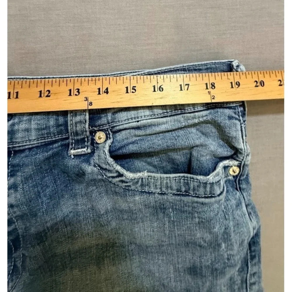 True Religion Ricky Relaxed Straight Jeans Mens 38 Blue Denim Pocketed Men 38X33